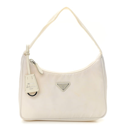 Prada Tessuto Nylon Mini Re-Edition 2000 Bag White 1 of 10