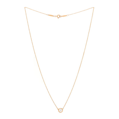 Tiffany 18K Yellow Gold Diamond . 42ct Elsa Peretti Diamonds by the Yard Pendant Necklace 3 of 7