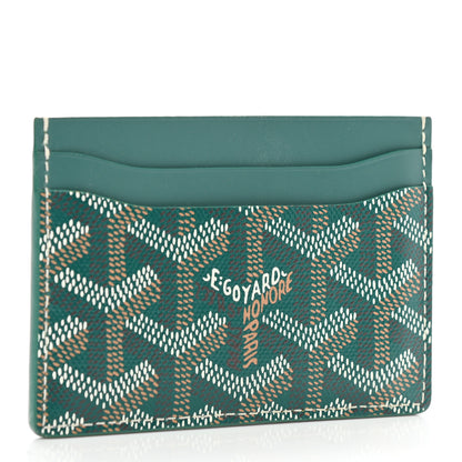 Goyard Goyardine Saint Sulpice Card Holder Green 3 of 7