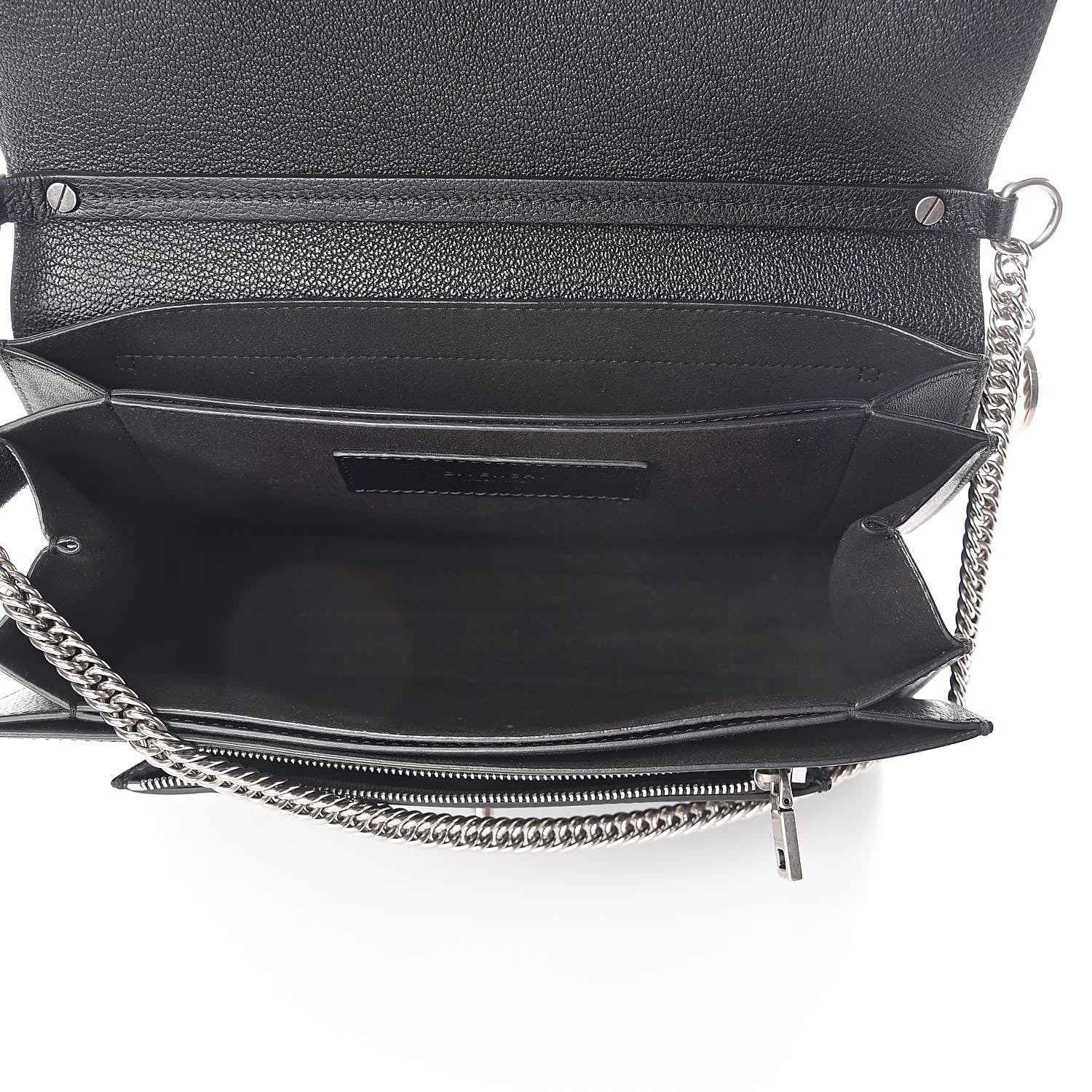 Givenchy Sugar Goatskin Medium GV3 Shoulder Bag Black 5 of 9