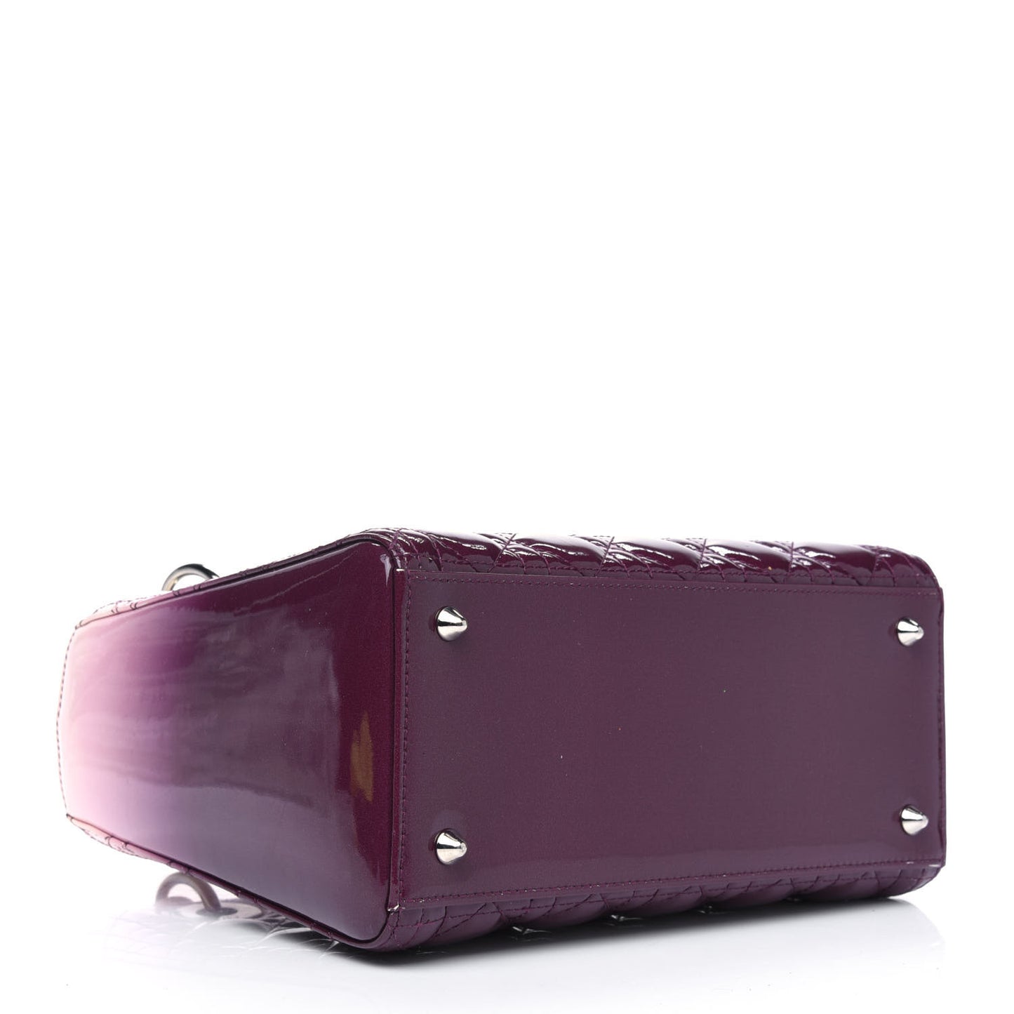 Patent Cannage Gradient Medium Lady Dior Pink Purple