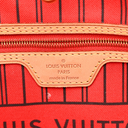 Louis Vuitton Monogram Jungle Dots Neo Neverfull MM Coquelicot Denim 6 of 12