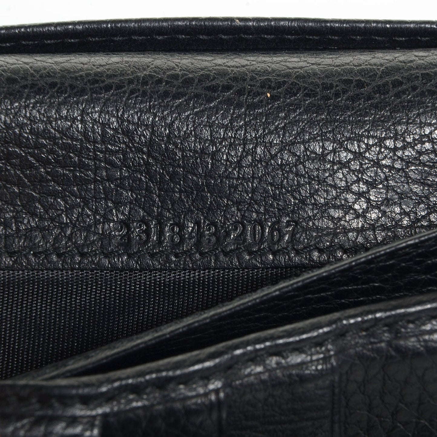 Leather Blondie Continental Wallet Black