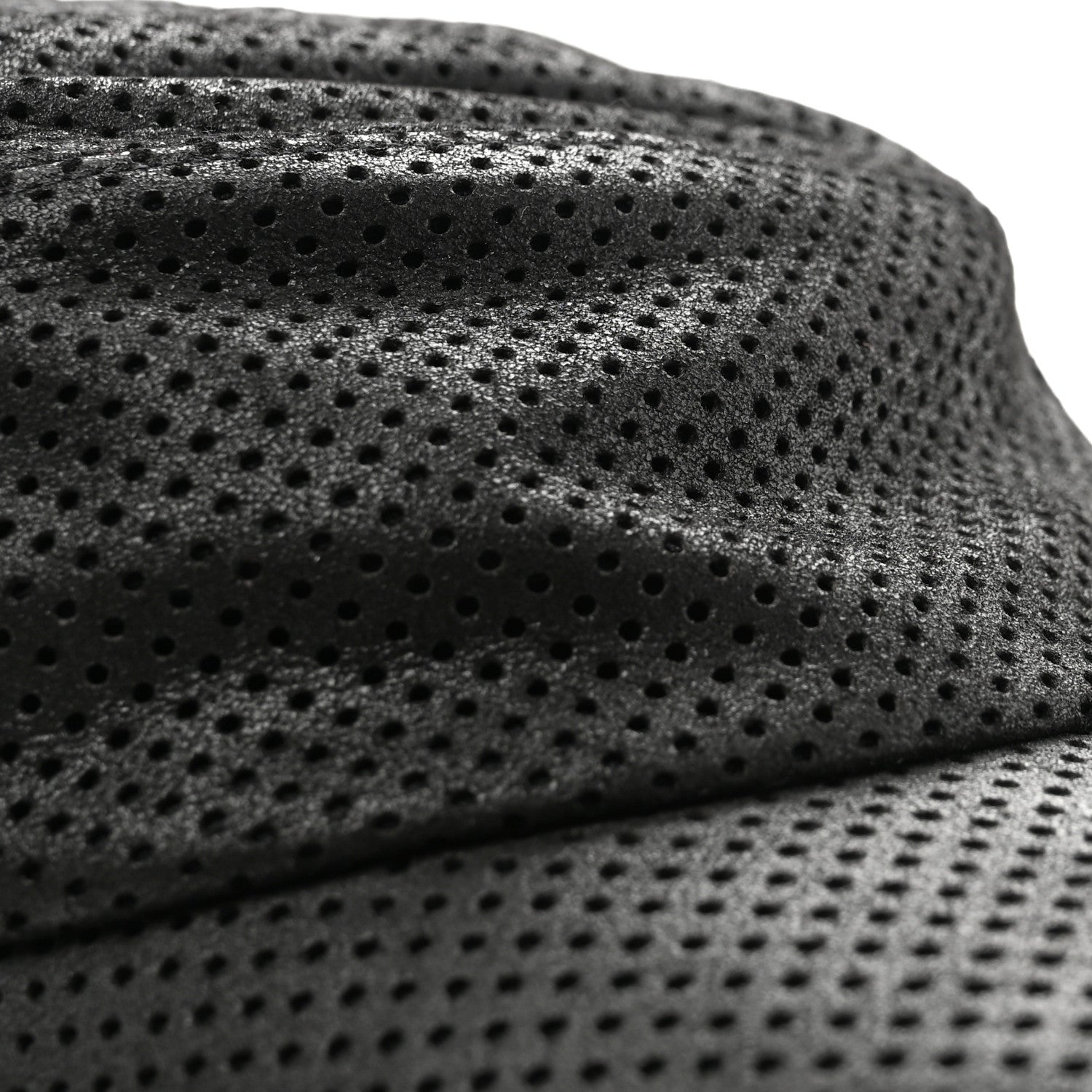 Hermes Lambskin Perforated Cap 58 Black 10 of 10