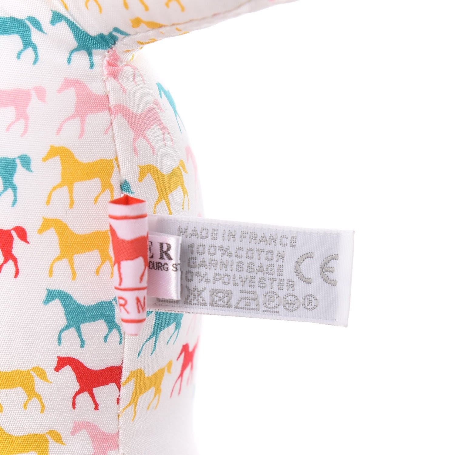Hermes Cotton Large Plush Horse Toy White 7 of 7