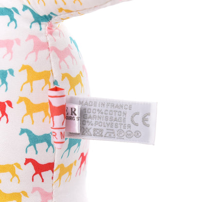 Hermes Cotton Large Plush Horse Toy White 7 of 7
