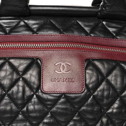 Chanel Lambskin COCO Cocoon Bowler Black 8 of 10