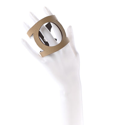 Hermes Epsom Togo Petit H Bracelet Etain Trench 2 of 6