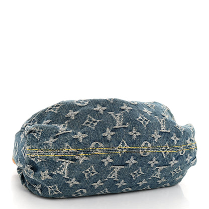 Louis Vuitton Monogram Denim Pleaty Blue 4 of 9