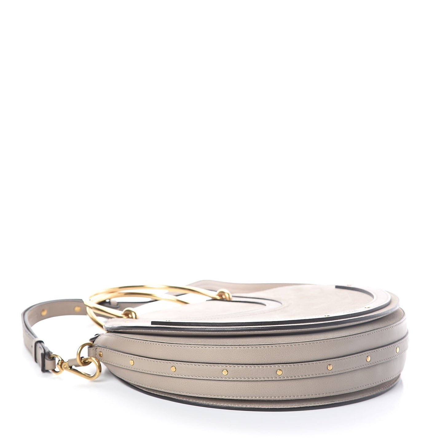 Calfskin Suede Medium Pixie Bag Motty Grey