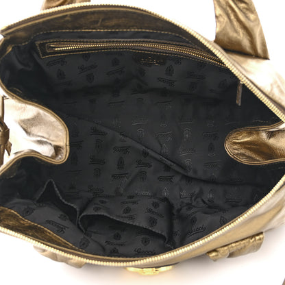 Gucci Metallic Medium Hysteria Tote Bronze 5 of 11