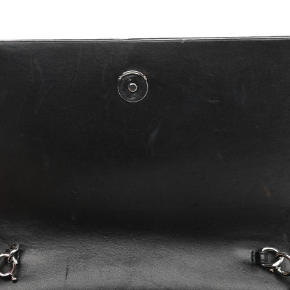 Saint Laurent Calfskin Crocodile Embossed Kate Monogram Tassel Chain Wallet Black 11 of 11