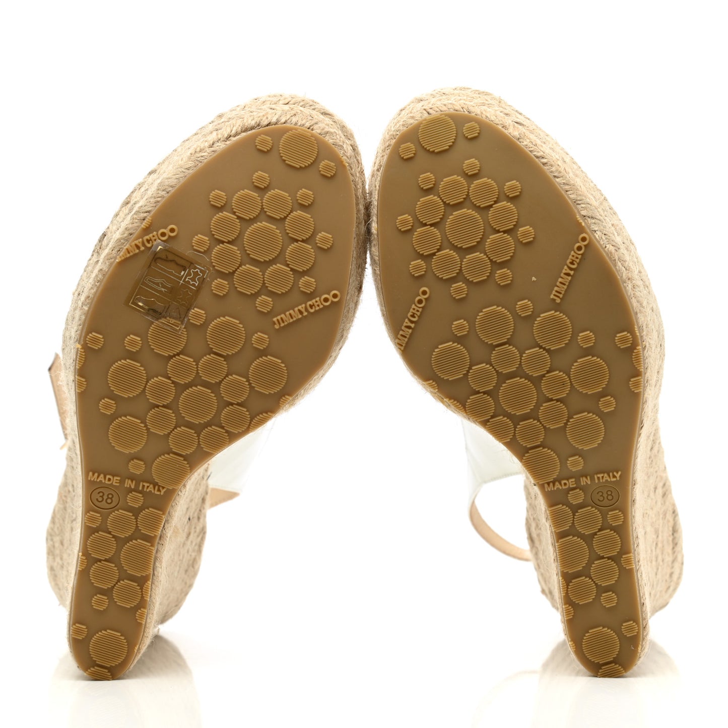 Patent 100 Wedge Sandal 38 White