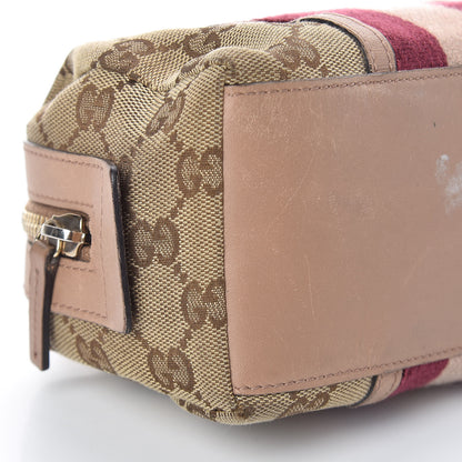 Gucci Monogram Web Small Cosmetic Case Bordeaux 8 of 10