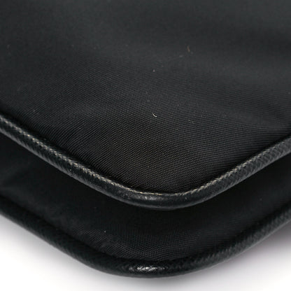 Prada Re-Nylon Saffiano Re-Edition 2000 Double Zip Crossbody Bag Black 12 of 12