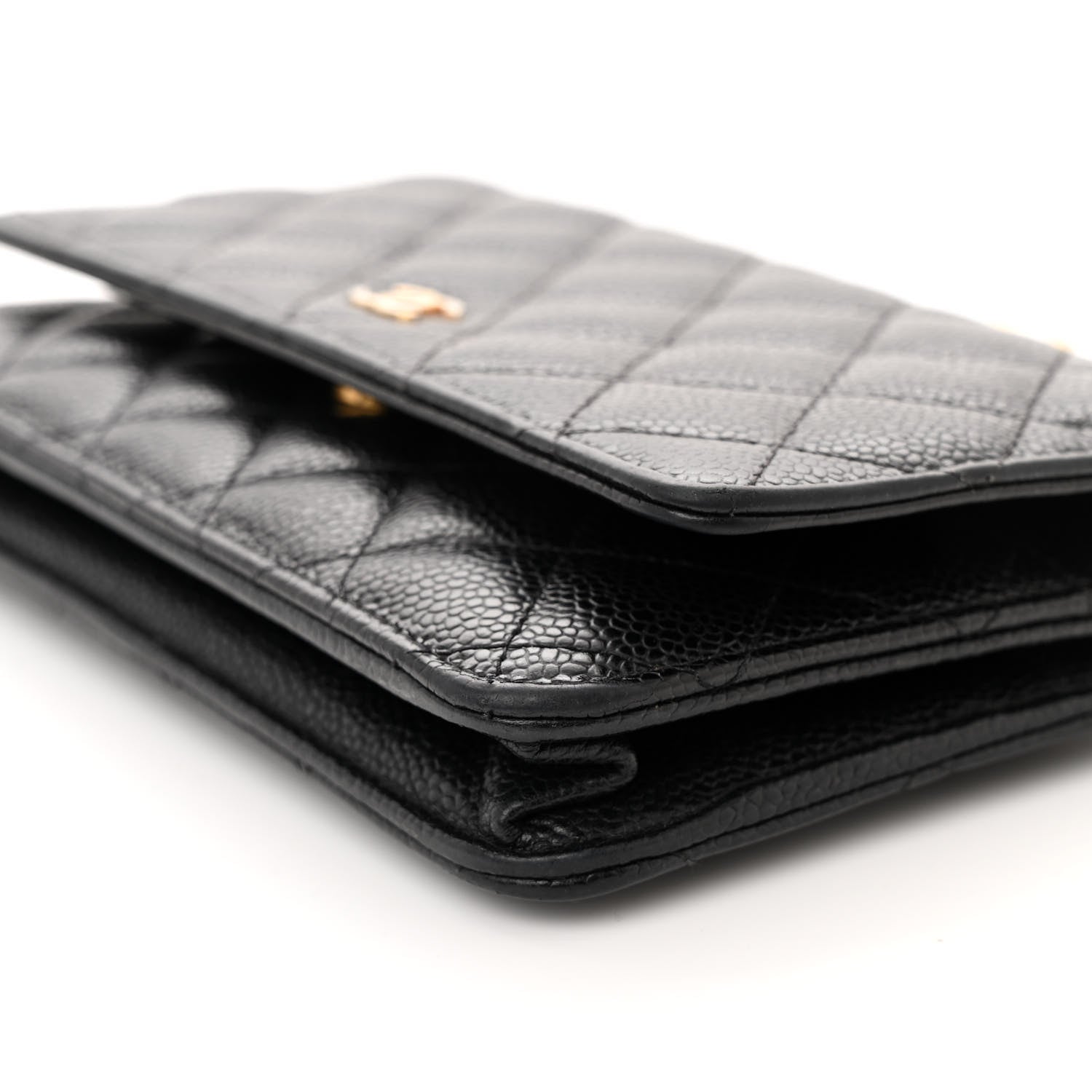 Chanel Caviar Quilted Wallet on Chain WOC Black 11 of 12