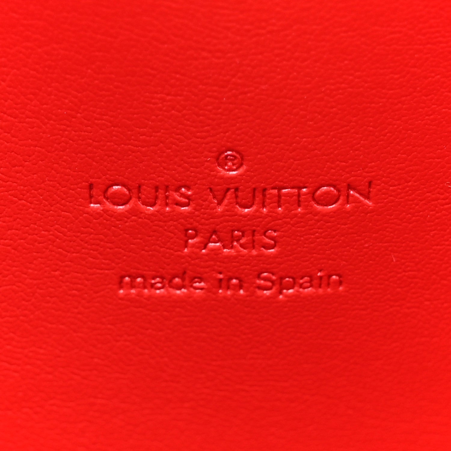 Louis Vuitton Vernis Sutton Rouge 6 of 18