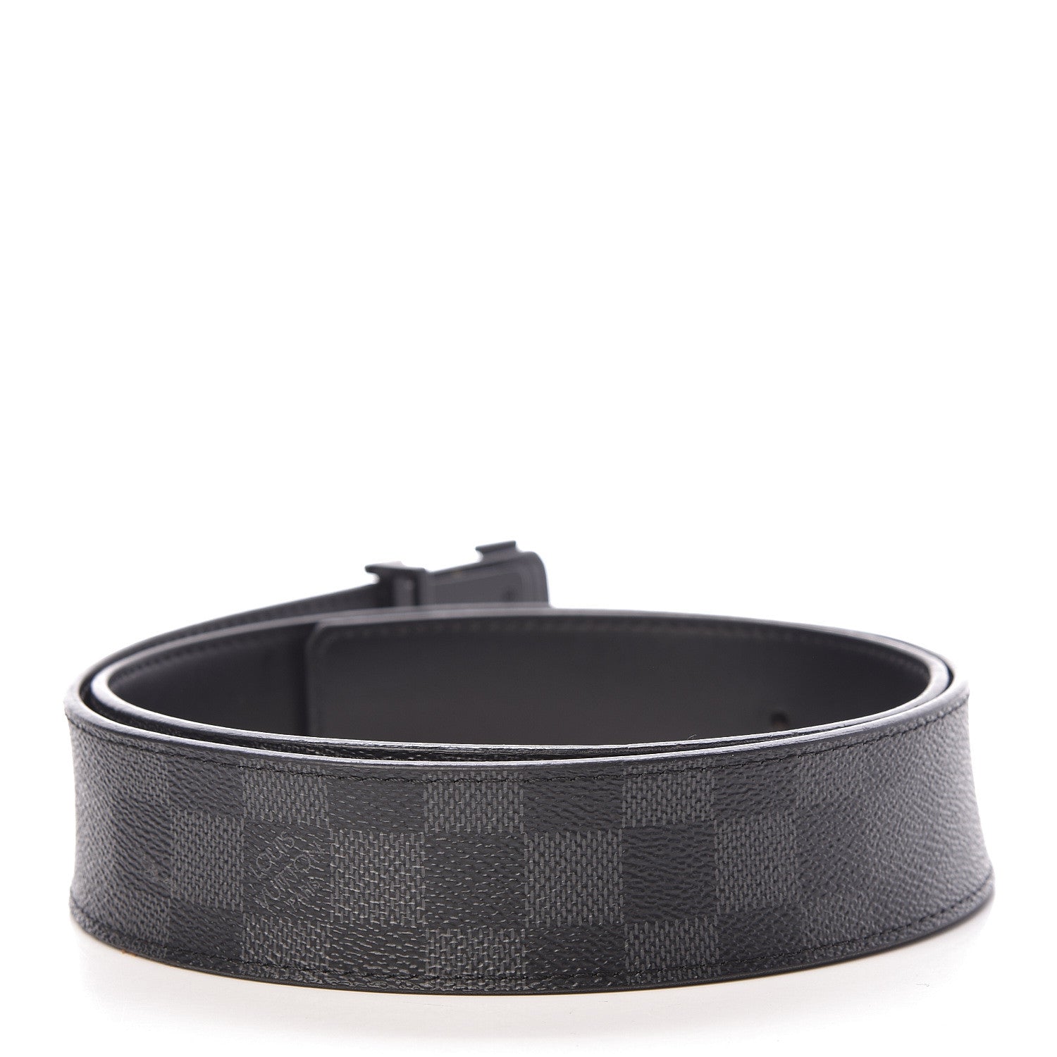 Louis Vuitton Damier Graphite LV Initiales Belt 90 36 3 of 14