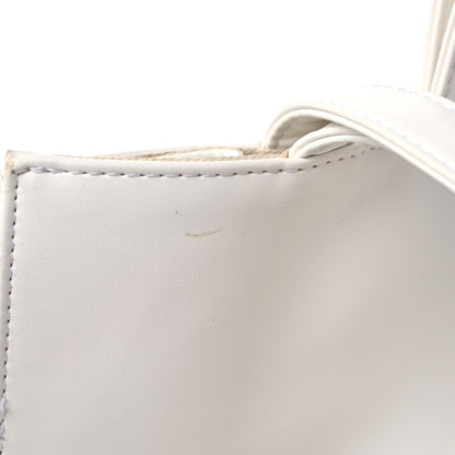 Telfar Vegan Leather Medium Shopping Bag White 21 of 22