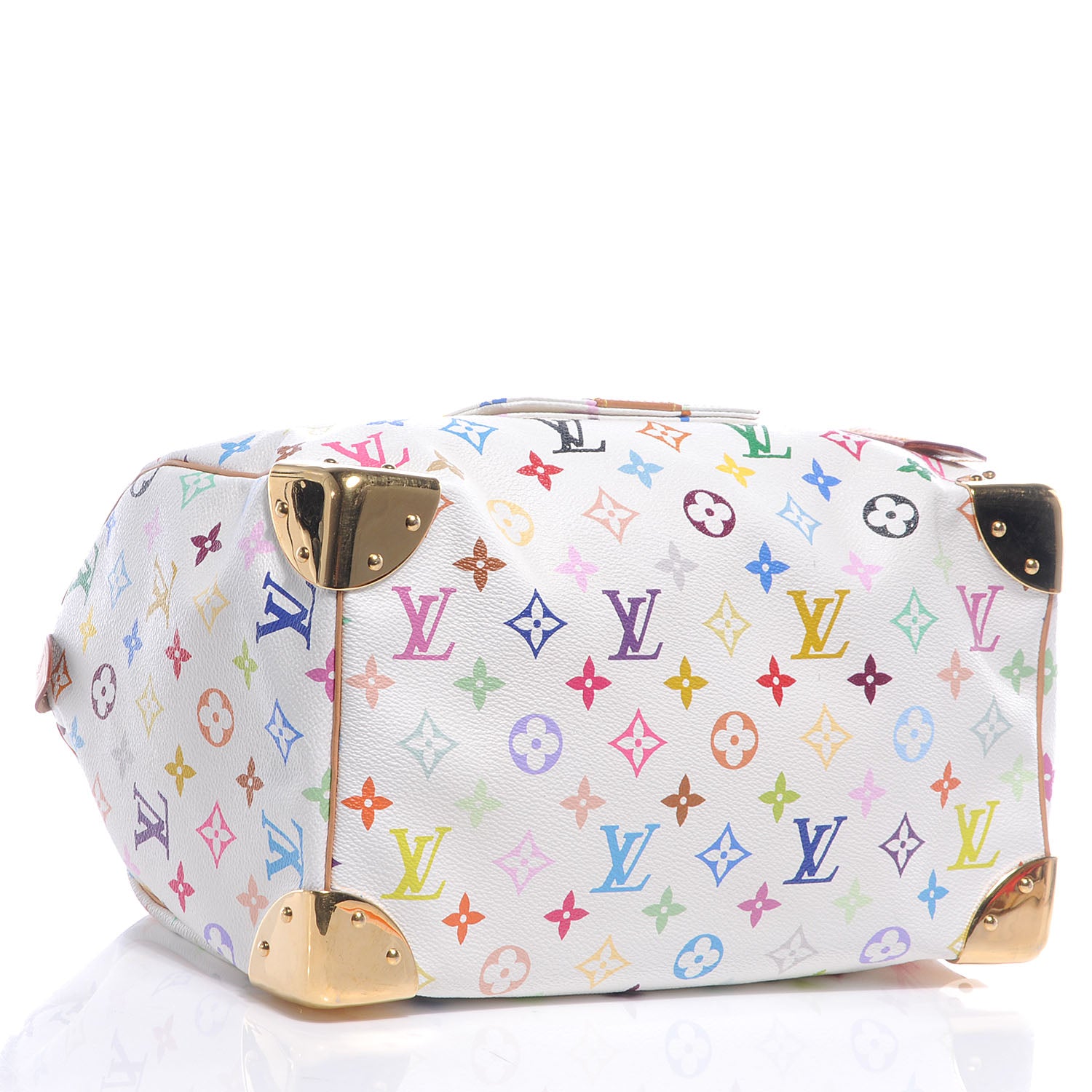 Louis Vuitton Monogram Multicolor Speedy 30 White 4 of 11
