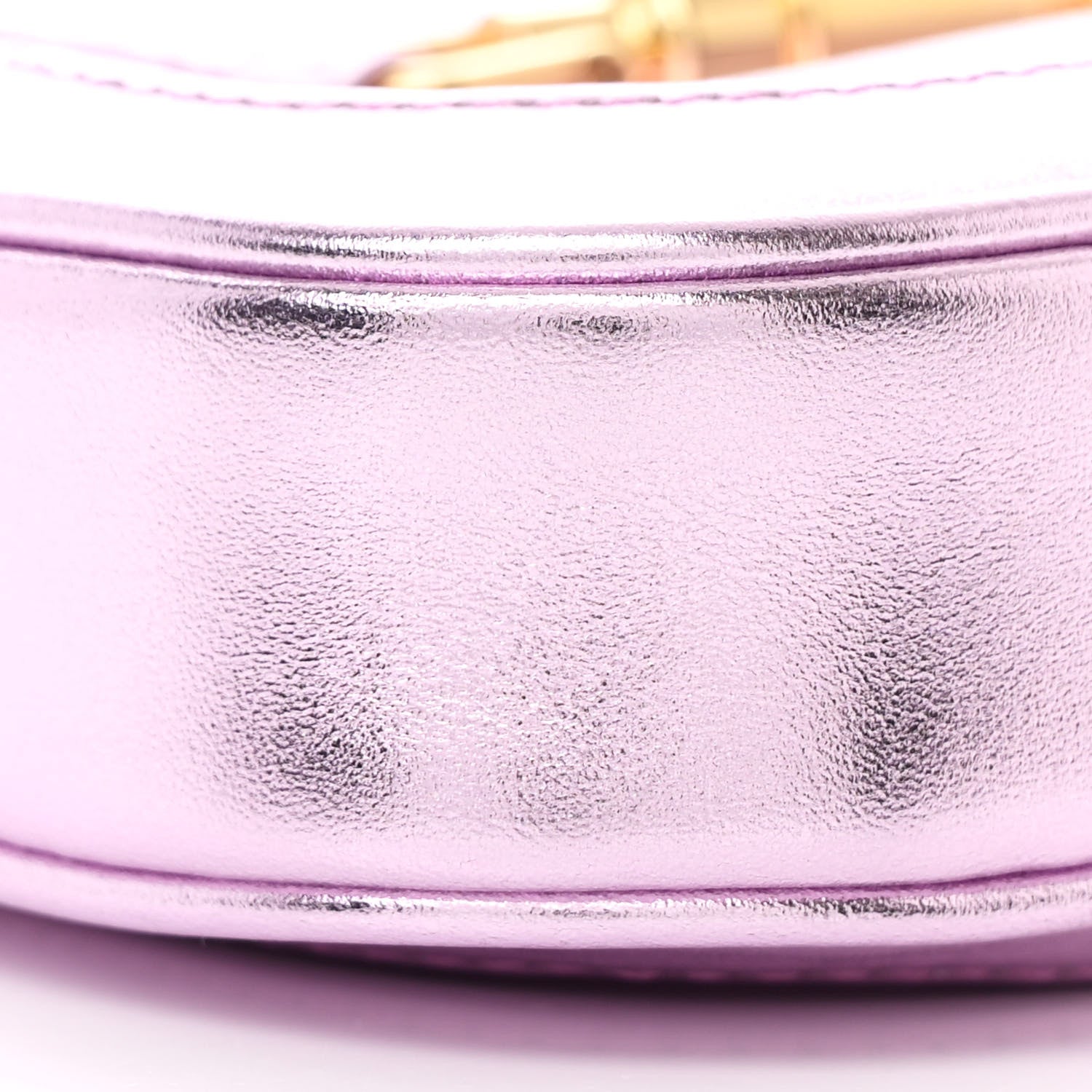 Gucci Laminated Nappa Nano Jackie 1961 Hobo Metallic Pink 10 of 11