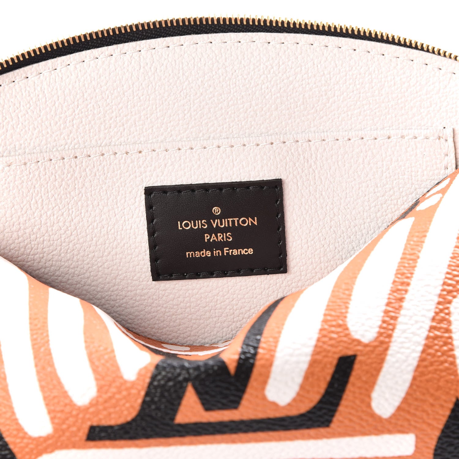 Louis Vuitton Monogram Giant Crafty Cosmetic Pouch Crème Caramel 9 of 9