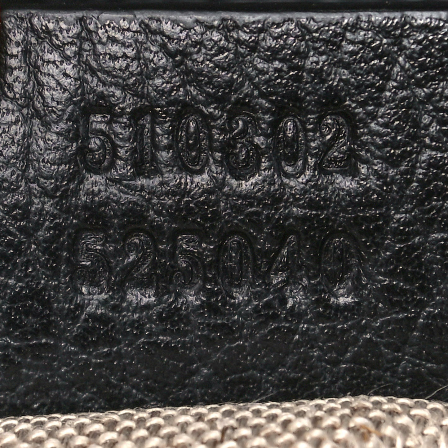 Dollar Calfskin Interlocking G Top Handle Shoulder Bag Black