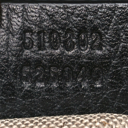 Gucci Dollar Calfskin Interlocking G Top Handle Shoulder Bag Black 8 of 13