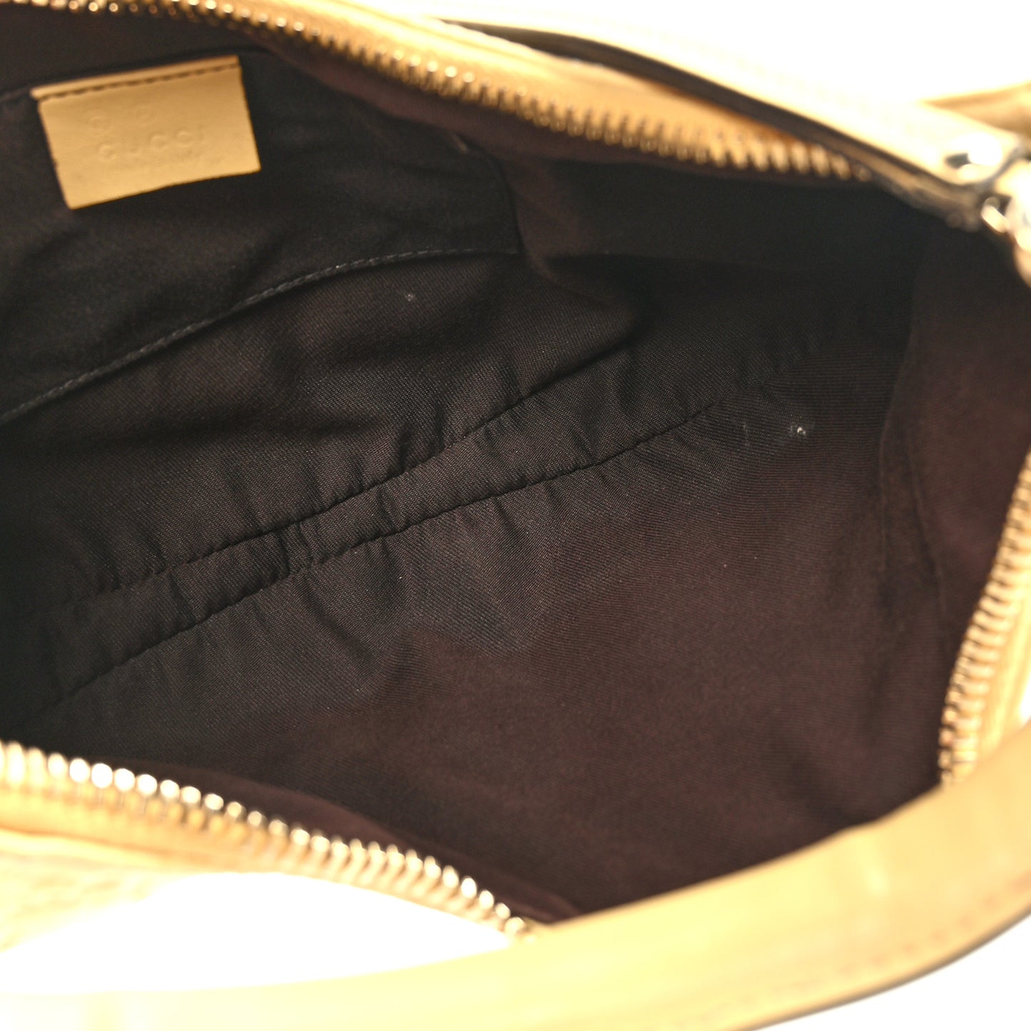 Guccissima Half Moon Hobo Yellow