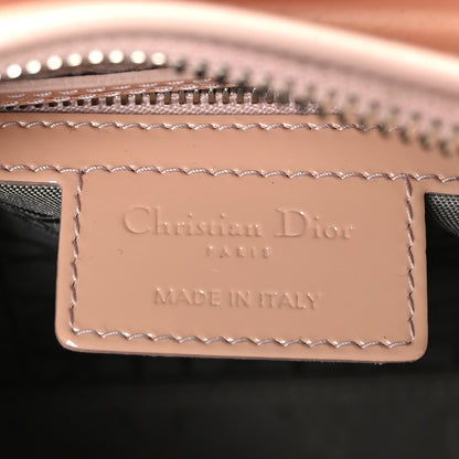 Christian Dior Patent Cannage Medium Lady Dior Rose Clair 6 of 9