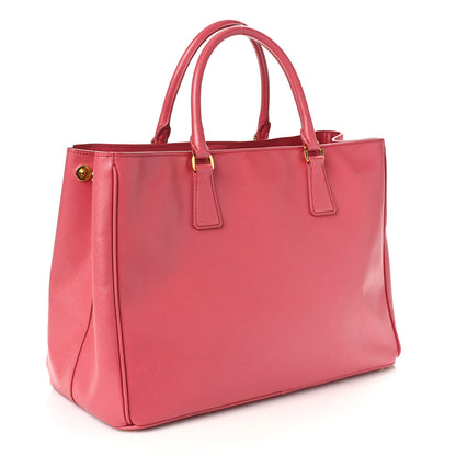 Prada Saffiano Large Galleria Double Zip Tote Peonia 3 of 8