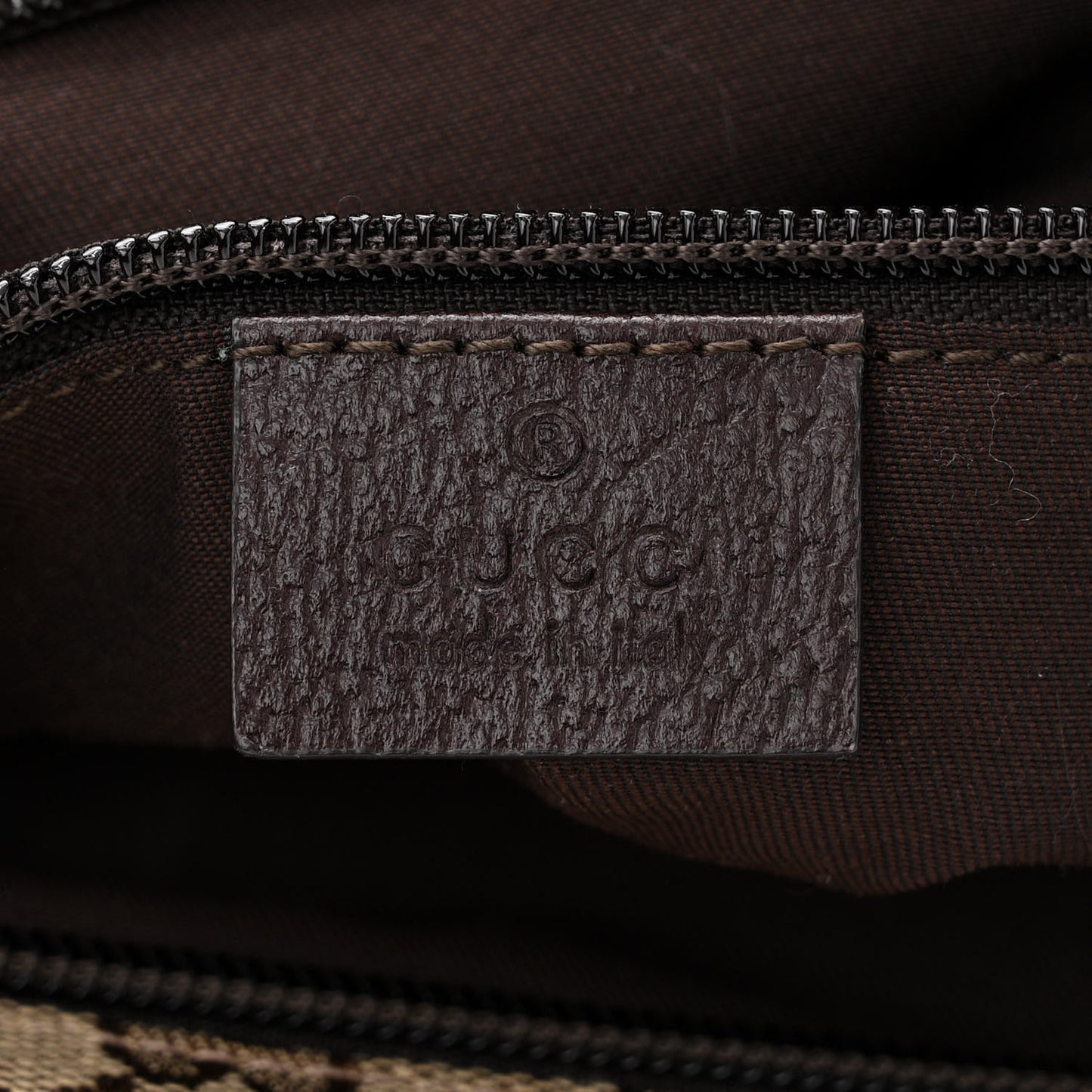 Monogram Signature Web Small Messenger Brown