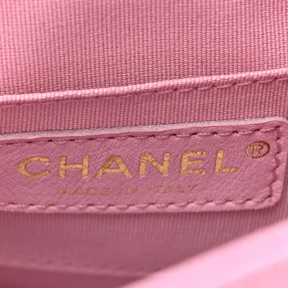 Chanel Shiny Caviar Quilted Small Duma Pockets Drawstring Backpack Lilac 6 of 11