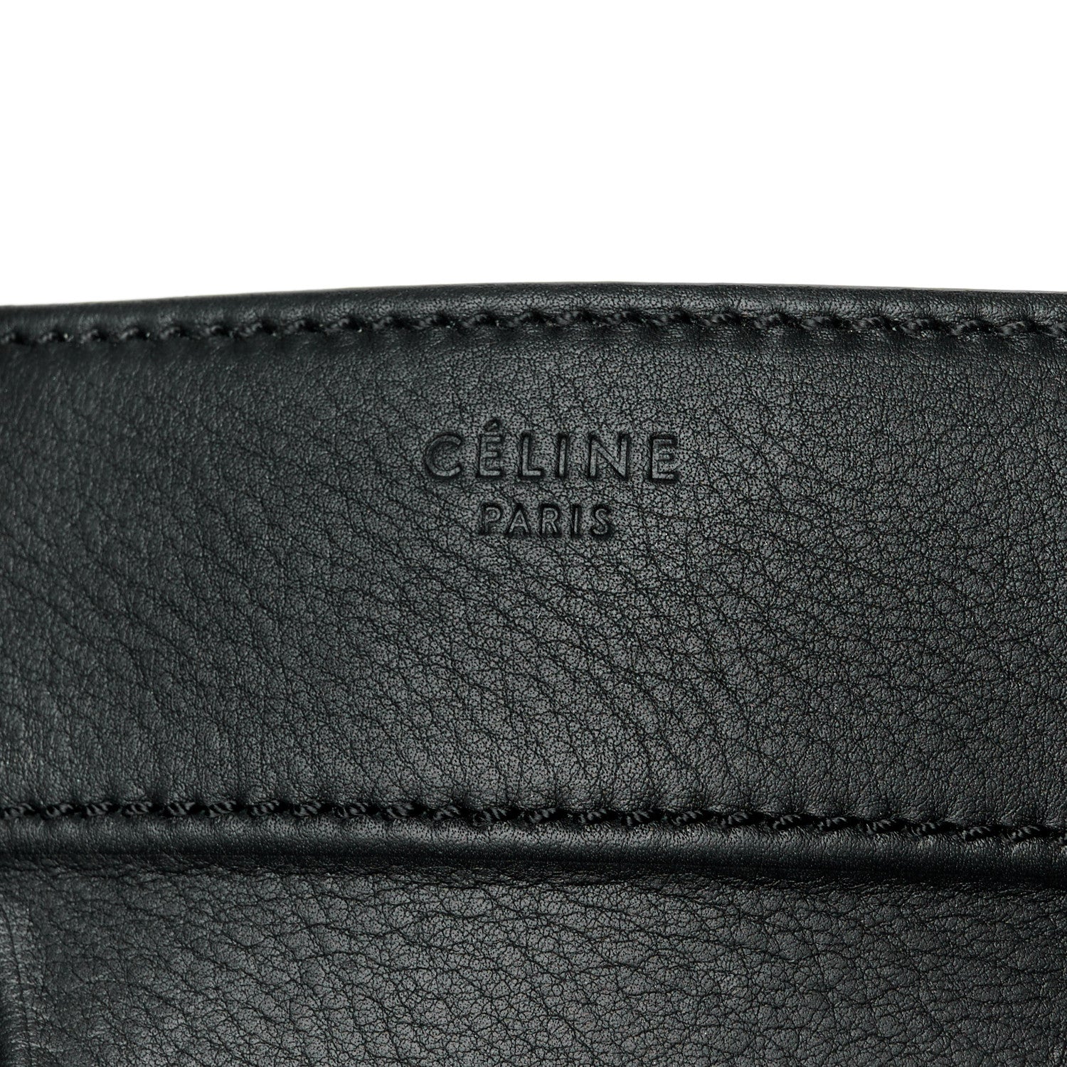 Celine Grained Calfskin Medium Phantom Luggage Black 8 of 11