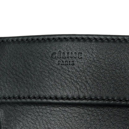 Celine Grained Calfskin Medium Phantom Luggage Black 8 of 11