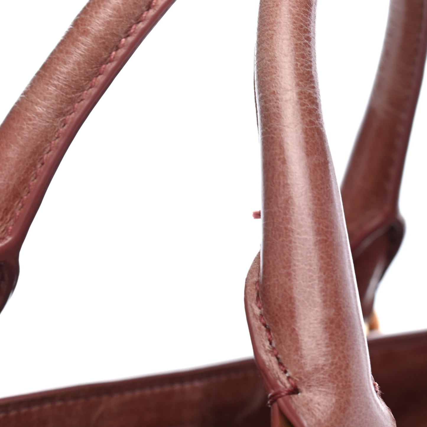 Vitello Shine Shopping Satchel Antico