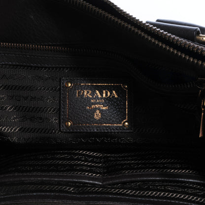 Prada Tessuto Nylon Double Zip Logo Tote Nero Black 6 of 11