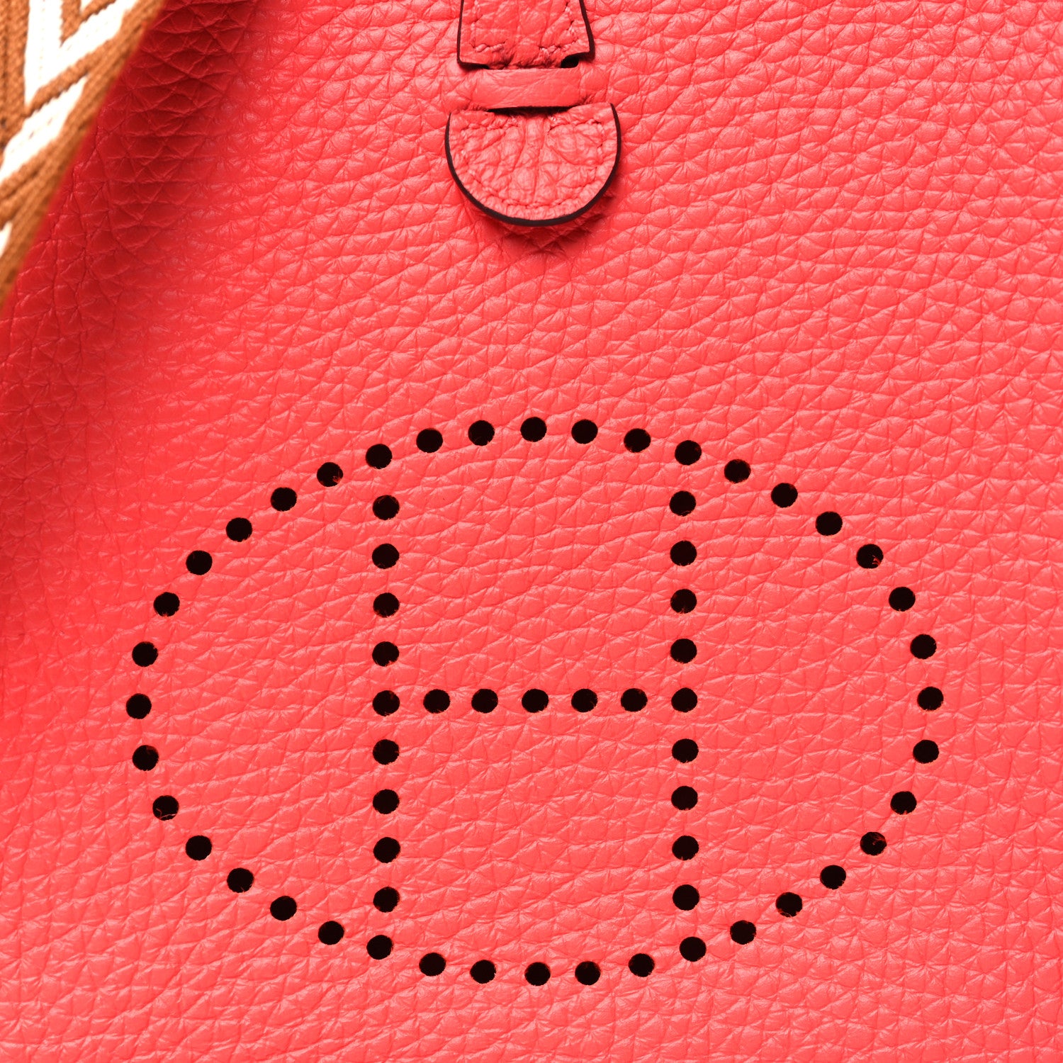 Hermes Taurillon Clemence Zigzag Sangle Evelyne TPM Rose Texas 2 of 10
