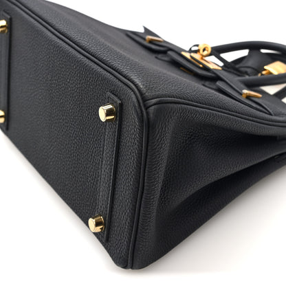 Hermes Togo Birkin 25 Black 10 of 11