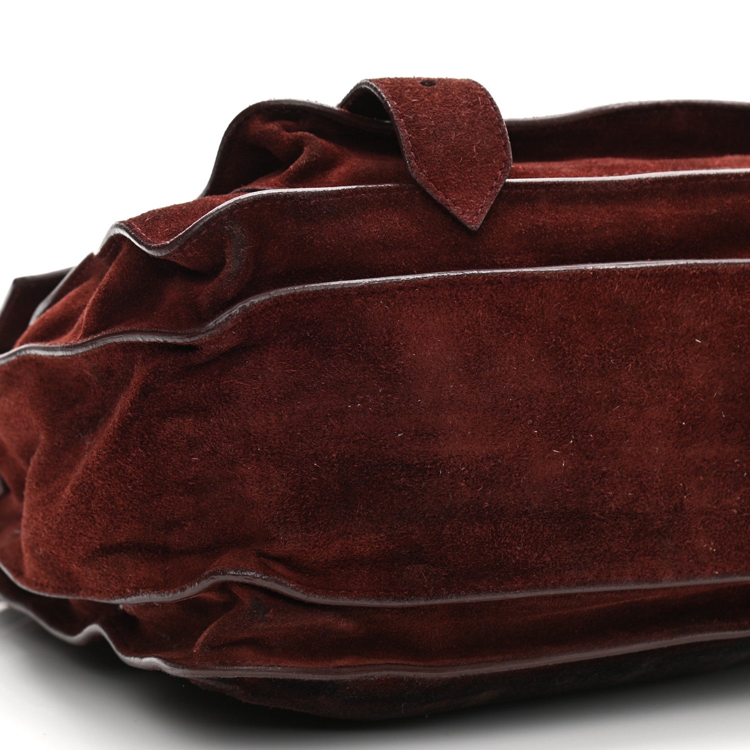 Proenza Schouler Suede Medium PS1 Satchel Oxblood 10 of 14