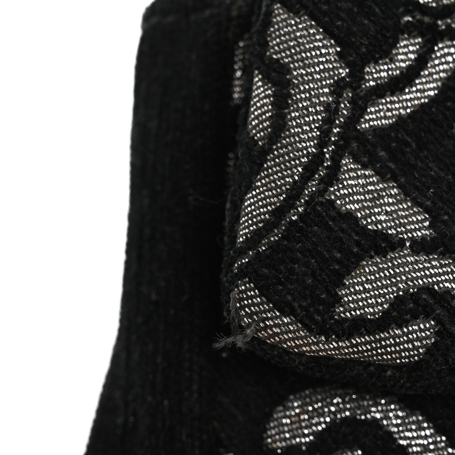 Chanel Tweed CC Cruise Small Chain Flap Black Silver 16 of 19
