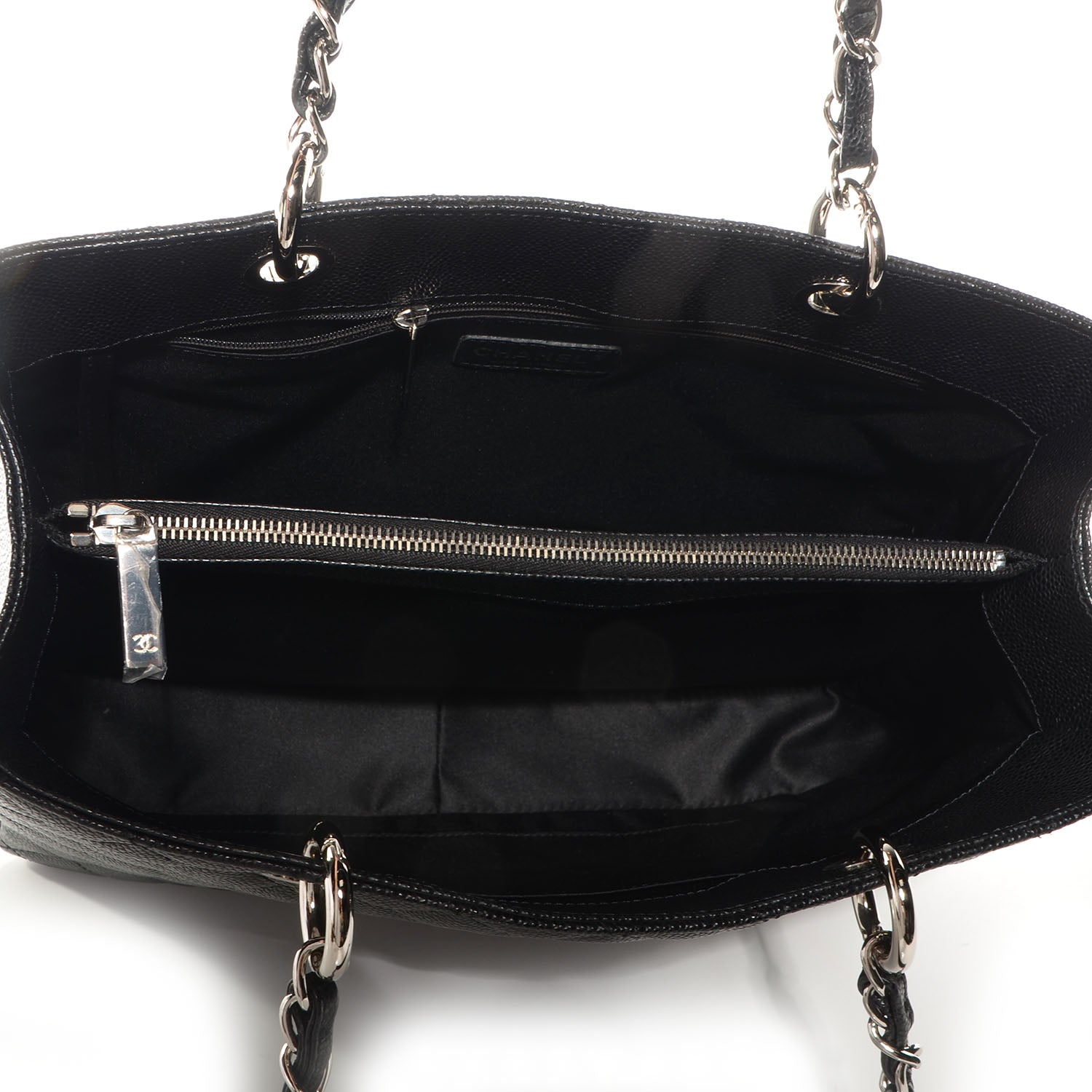 Chanel Caviar Grand Shopping Tote GST Black 6 of 8