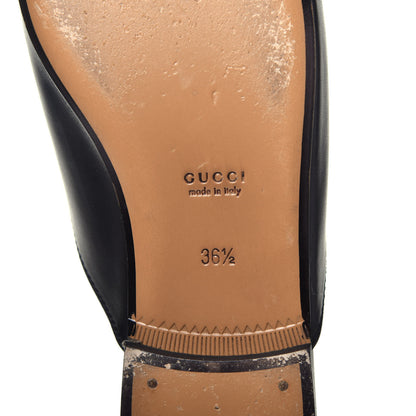 Gucci Calfskin Womens Princetown Slippers 36.5 Black 8 of 8