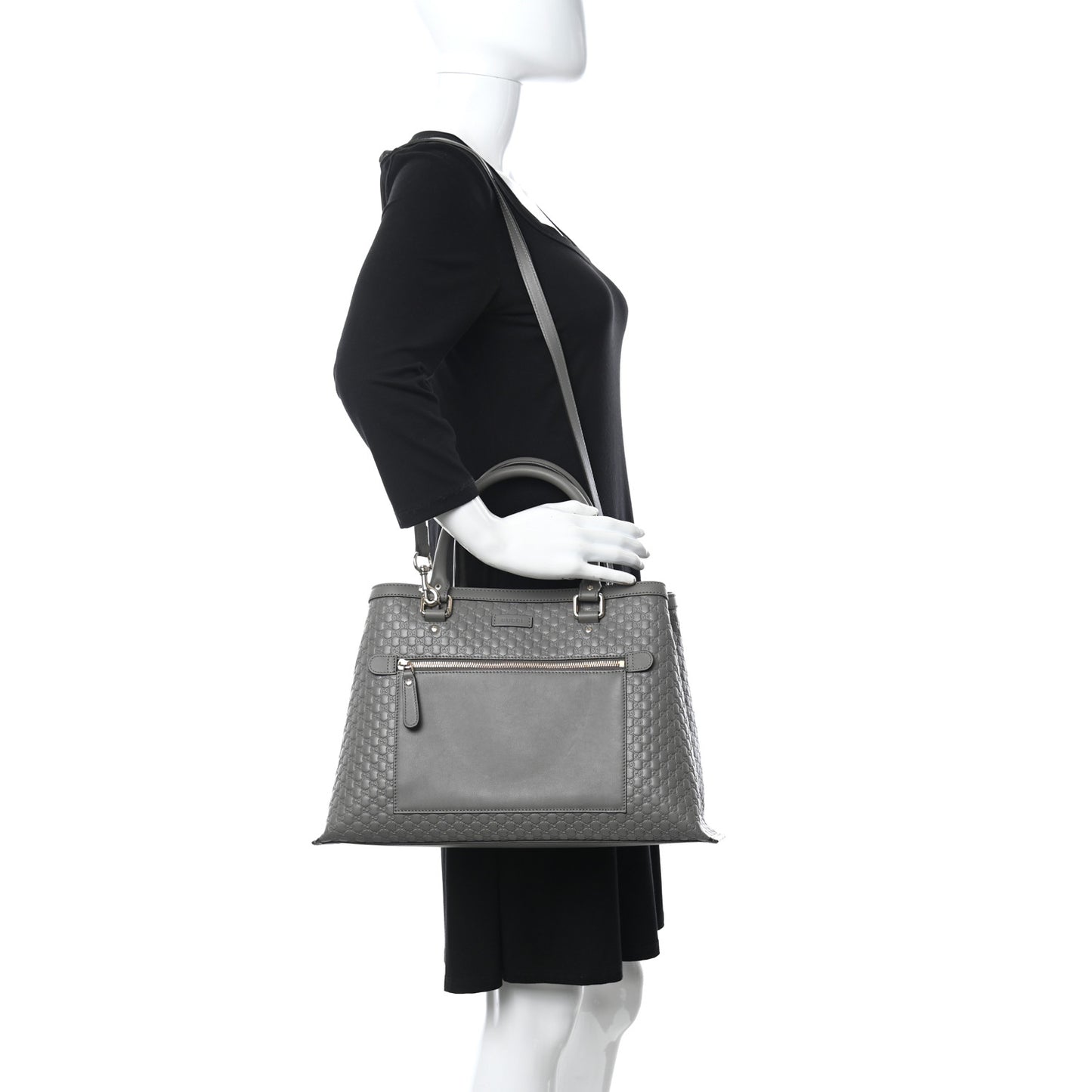 Soft Microguccissima Medium Tote Loess