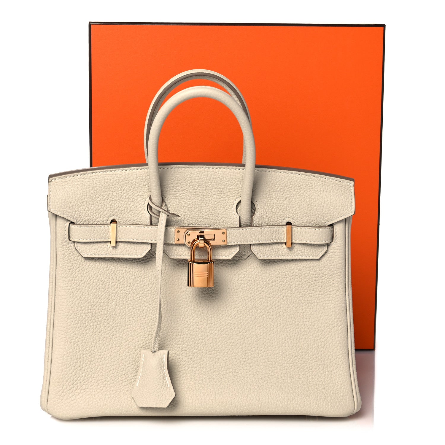 Hermes Togo Birkin 25 Craie 35 of 35