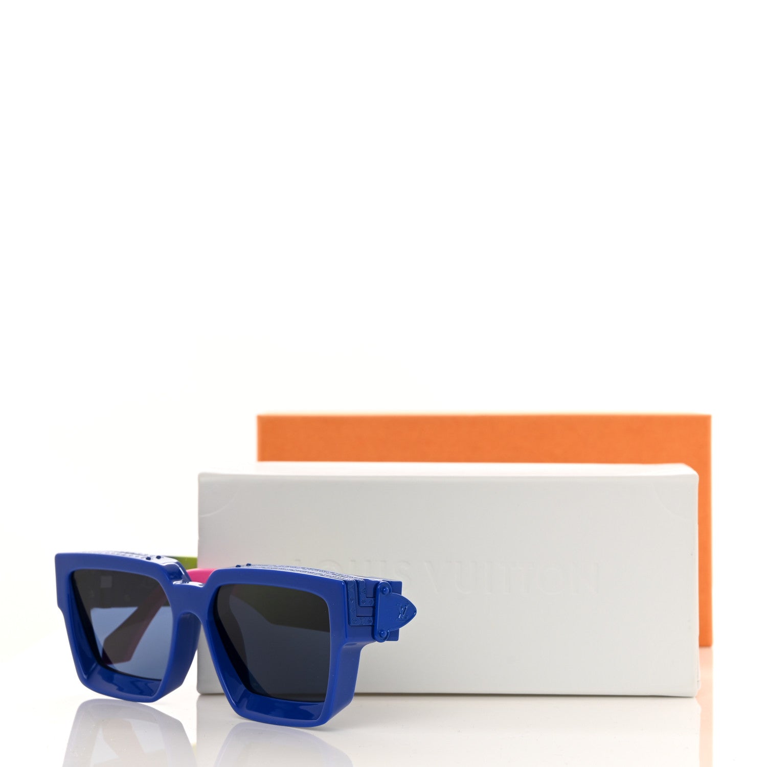 Louis Vuitton Acetate 1.1 Millionaires Z1646E Sunglasses Blue Multicolor 7 of 7