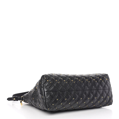 Marc Jacobs Calfskin Quilted Stardust Rio Satchel Tote Bag Black 5 of 14