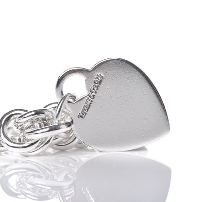 Tiffany Sterling Silver Heart Tag Charm Bracelet 5 of 5