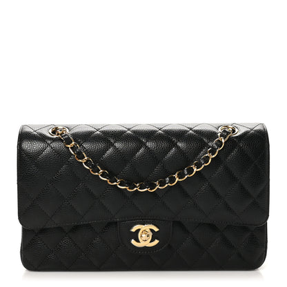 Chanel Caviar Quilted Medium Double Flap Black 1 of 11