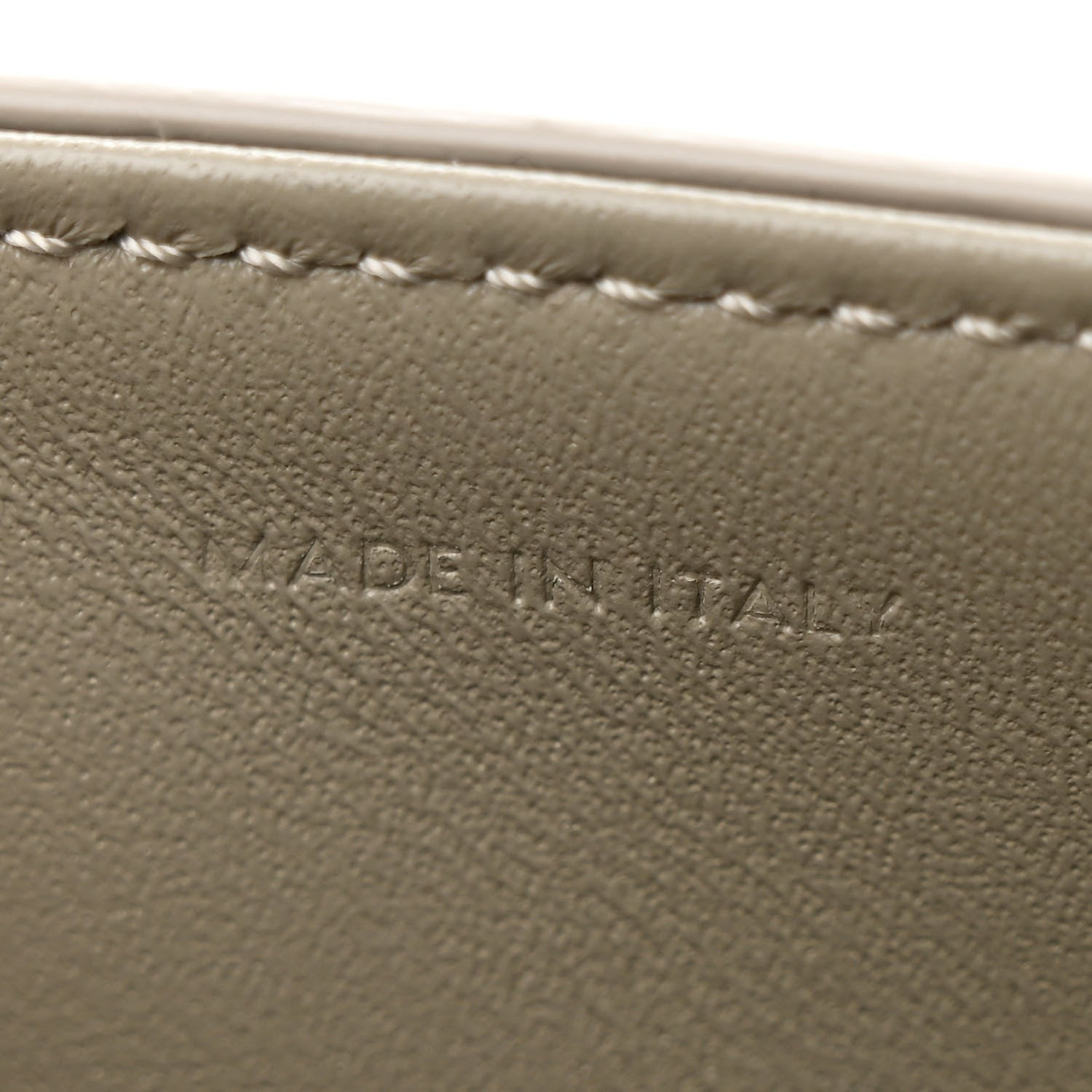 Celine Shiny Calfskin Teen Triomphe Green Clay 7 of 12